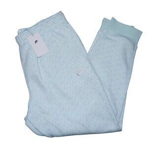 NEW Nike Club Fleece Joggers Pants Men’s XXL White/Legend Blue Monogram NWT